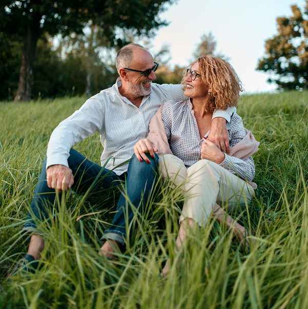 Couple sitting